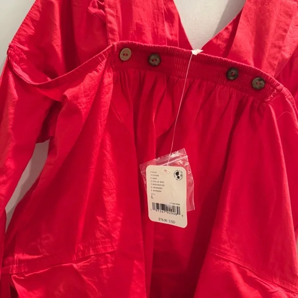 NWT Free People Red Dress - Picture 3 of 3